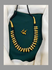 Traditional Black Dori in Nakshi Necklace - BD0017