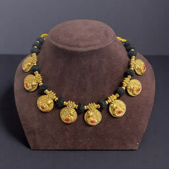 Black Dori With Peacock Kaasu - BD0033