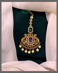 Beautiful Stone Maang Tikka - HA0072