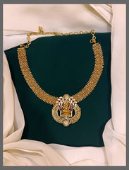 Beautiful Ganesha Necklace In Nakshi - NN00286