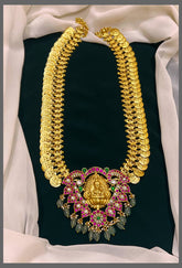 Kasu Haram With Lakshmi Pendent In Kundan - KH00264