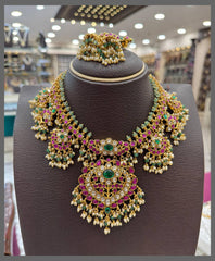 Jadau Guttipusalu Necklace - KN00462