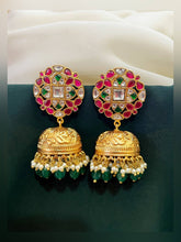 Beautiful Multi Flower Jadau Kundan Jimika - KE00106