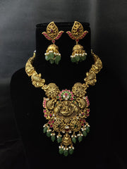 Lord Lakshmi necklace with Mango JimKki - KN00134