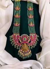 Lakshmi pendent in Jadav Kundan Haram - KH00109