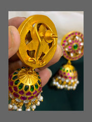 Big Flower Jimikki in Kundan - KE00184