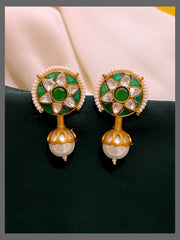 Antique Multi Colour Earrings In Victorian - VE00134