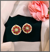 Flower Pattern Jadau Bugadi - BU0088