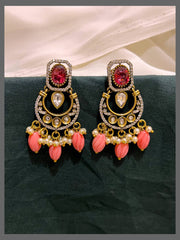 Beautiful Victorian Hanging With Coral Beads - VE00201