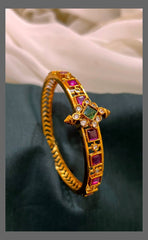 Kempu Openable Nakshi Kada - BG00188