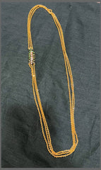 Chandraharam with Leaf Pendant - PB00373