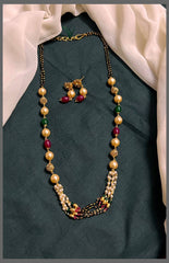 Multi Beads Haram with Black Pearl - BD0076