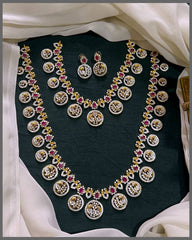 Small Peacock Pendant with White Stone Bridal set in Diamond - BR0056