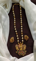Pendant with Long Mala and jhumki - NH00482