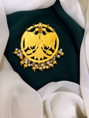 Peacock in Jadau Kundan Pendent - KP00155