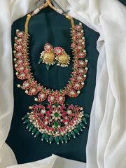 Mango Haram in Jadau Kundan with Peacock Pendent - KH00123