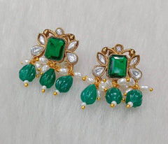 Emerald Victorian Earrings - VE0027