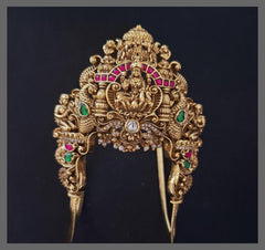 Lakshmi Nakshi Jadau With Multi Color Stones - VN009