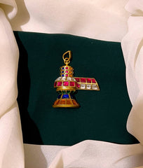 Shivaling Pendent In Kundan - KP00151