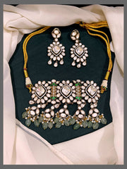 Beautiful White Chokar in Kundan - KN00509