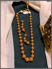 Gold Pearl Haram In Matt Finish - PB00431