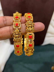 Coral lakshmi Nakshi Bangles - BG00632