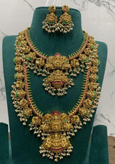 Jadau Lakshmi Guttipusalu Bridal Set - BR0013