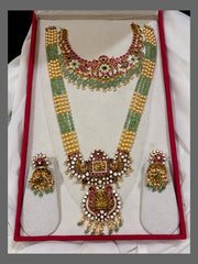 Beautiful Pearl and Kundan Bridal Combo - BC0010