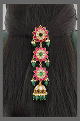 Flower Kundan Jada Billa - HA0081