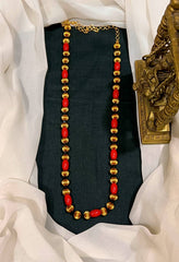 Coral Nakshi Black Long Dori - PB0012