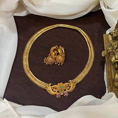Designer Nanu Chain Front Open With Jhumkis - NN00913