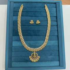 Elegant Gold Replica Kaasu Haram With Detachable Pendant - NH00435