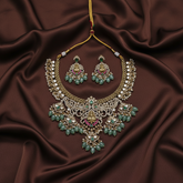 Mozonite Lakshmi Jilebi necklace - VN00194