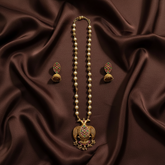 Pendant with Long Mala and jhumki - NH00482