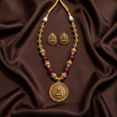 Nakshi Necklace with Lakshmi Pendant - NN00859