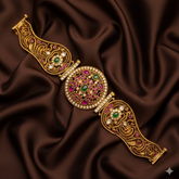 Designer Hand Made Belt With Pota Stones - WB0039