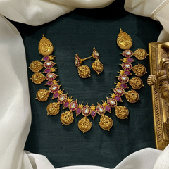 Nakshi Lakshmi Stone Necklace - NN00855