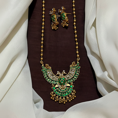 Gandaberunda pendant set With Earrings - NH00492