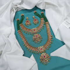 Beautiful Bridal Combo With Pearls - BR0014