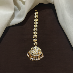 Vintage Panchaloham Maang Tika - HA00246