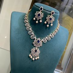 Blue Daimond Necklace - DN002