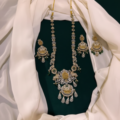 Antique Haram with lakshmi pendent in Victorian - VH0050