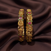 Nakshi Lakshmi Bangles in Antique Finish - BG00678