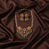 Kundan Mini Choker With pearls - KN0034