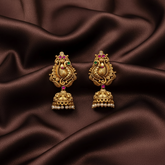 Kundan Stone Nakshi Jhumkis - KE00596