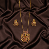 Nakshi Ball Chain With Lakshmi Pendant And Jhumki -NH00424