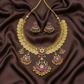 Kaasu In Jadau With Pendants - KN00629