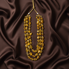 Beautiful 3 liner AD Crystal beads Haram - PB00622