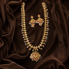 Antique Multi Colour Haram in Nakshi - NH00311