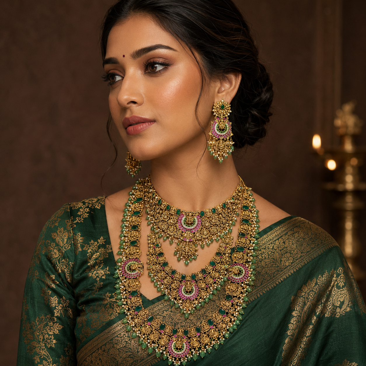 Jadau Mega Bridal Set -